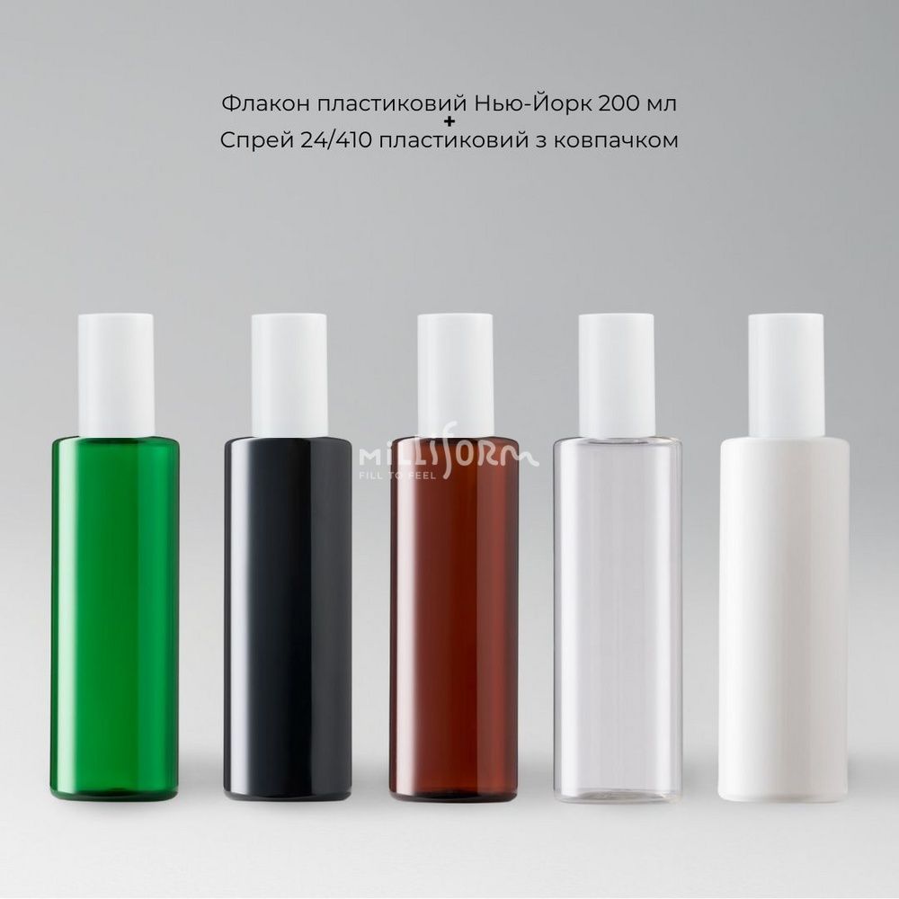 Флакон пластиковый Нью-Йорк 200 мл  000-0057 фото