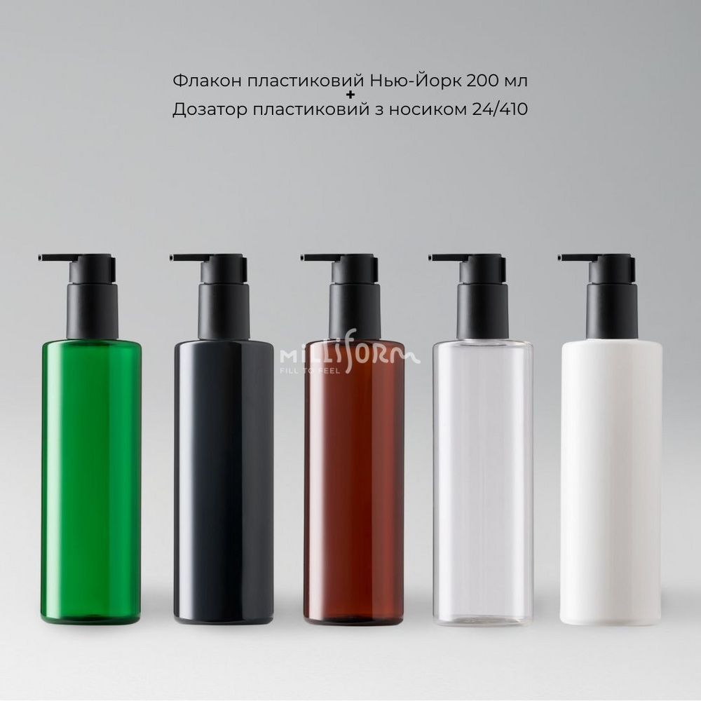 Флакон пластиковый Нью-Йорк 200 мл  000-0057 фото
